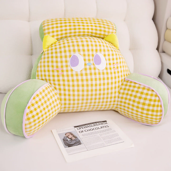 Funny plush back support pillow in cat design Kalsten