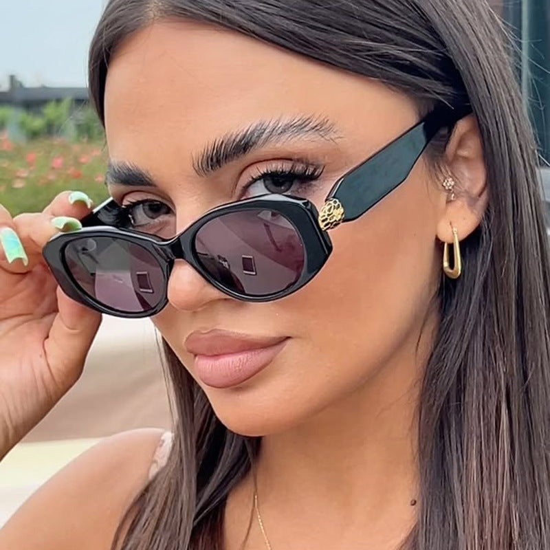 Women extravagant sunglasses in unique tortoiseshell pattern Kalsten