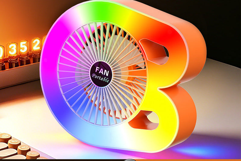 Ladies portable RGB table fan Kalsten