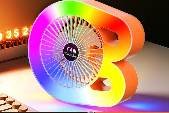 Ladies portable RGB table fan Kalsten