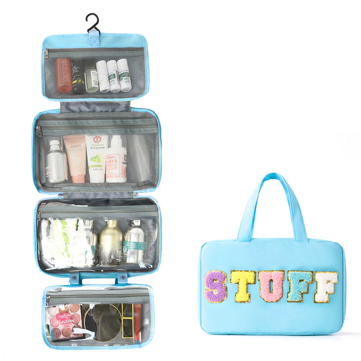 Multifunctional Cosmetic Organizer Bag with Hanging Design Kalsten
