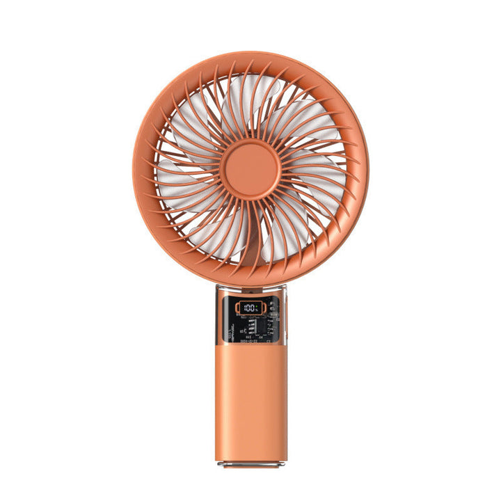 Women portable mini fan with digital display and variable speed control Kalsten