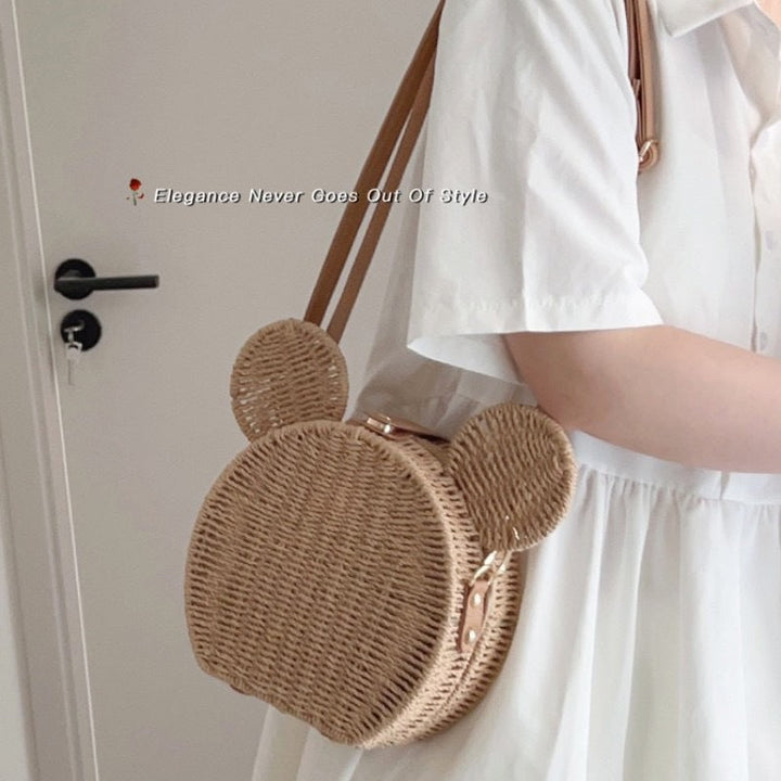 Women's shoulder bag with playful ear design Kalsten