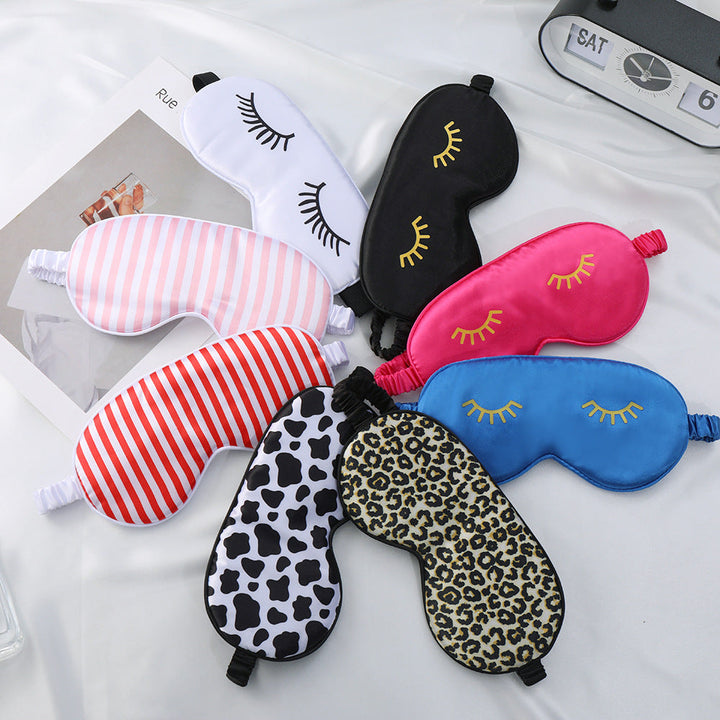 Women's luxuriously silky sleep mask with soft padding and elastic adjustable band Kalsten
