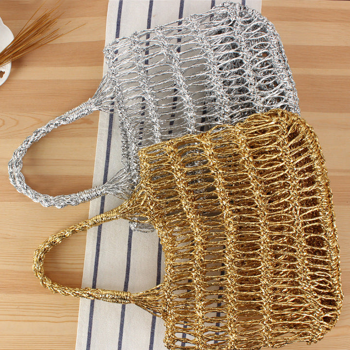 Shoulder bag made of punched metal grid Kalsten