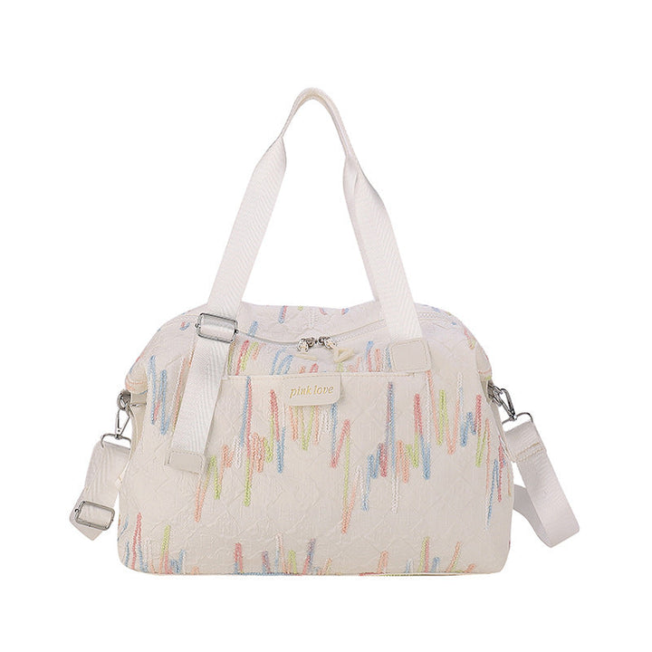 Chic Textured Travel Duffle Bag Kalsten