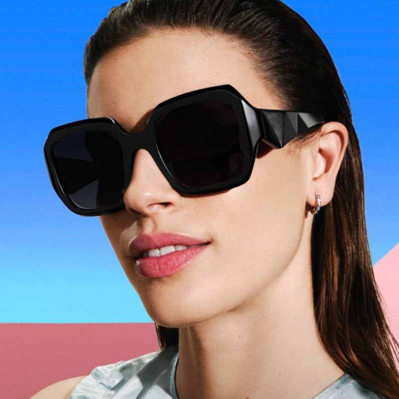 Women's Stylish Square Sunglasses with Polygonal Frame Kalsten