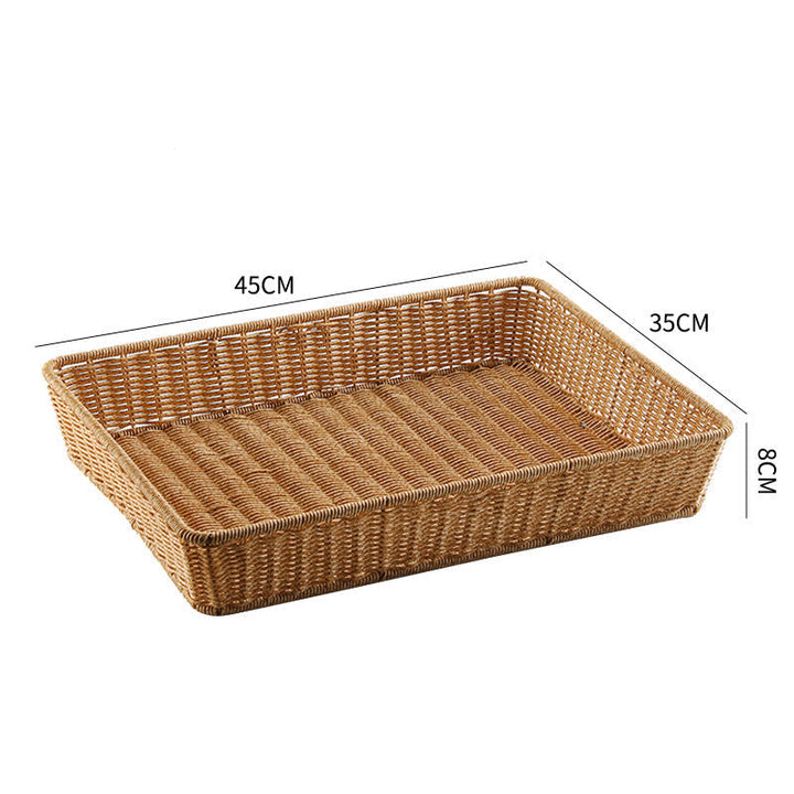 Handwoven Rectangular Storage Tray Kalsten