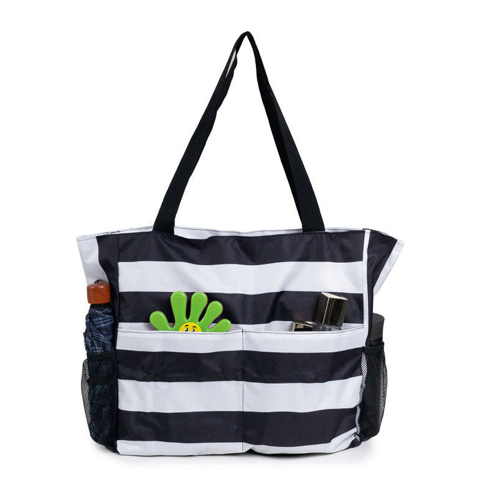 Spacious beach bag with practical outer pockets Kalsten