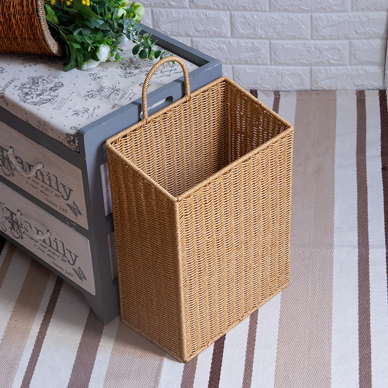 Unisex storage basket with practical carrying handle Kalsten