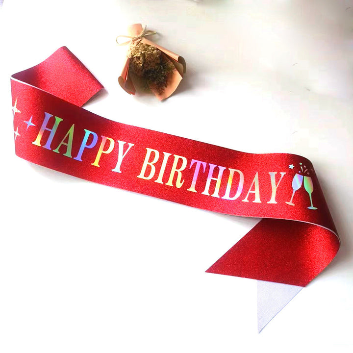 Women Funkenkrone with "Happy Birthday" lettering Kalsten