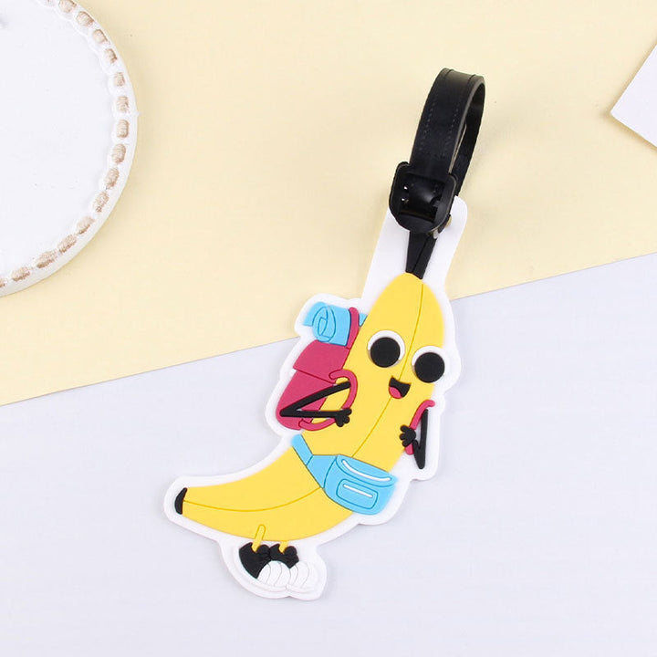 Fun Banana Character Luggage Tag Kalsten