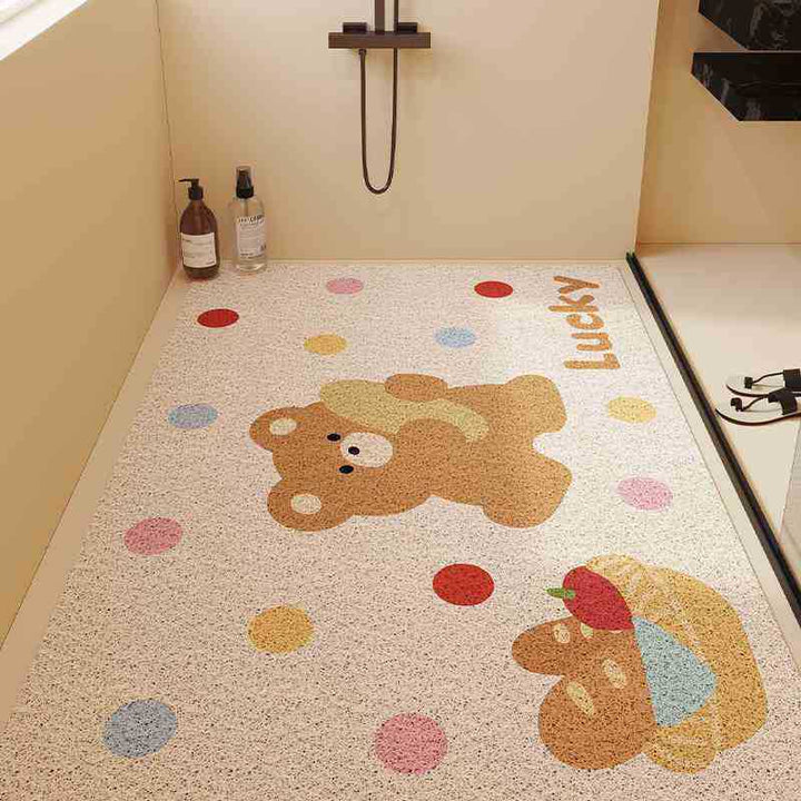 Cartoon Character Themed Bath Mat Kalsten
