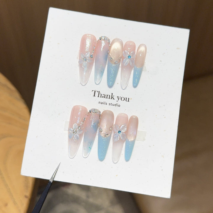 Elegant Artificial Nail Tips Set Kalsten