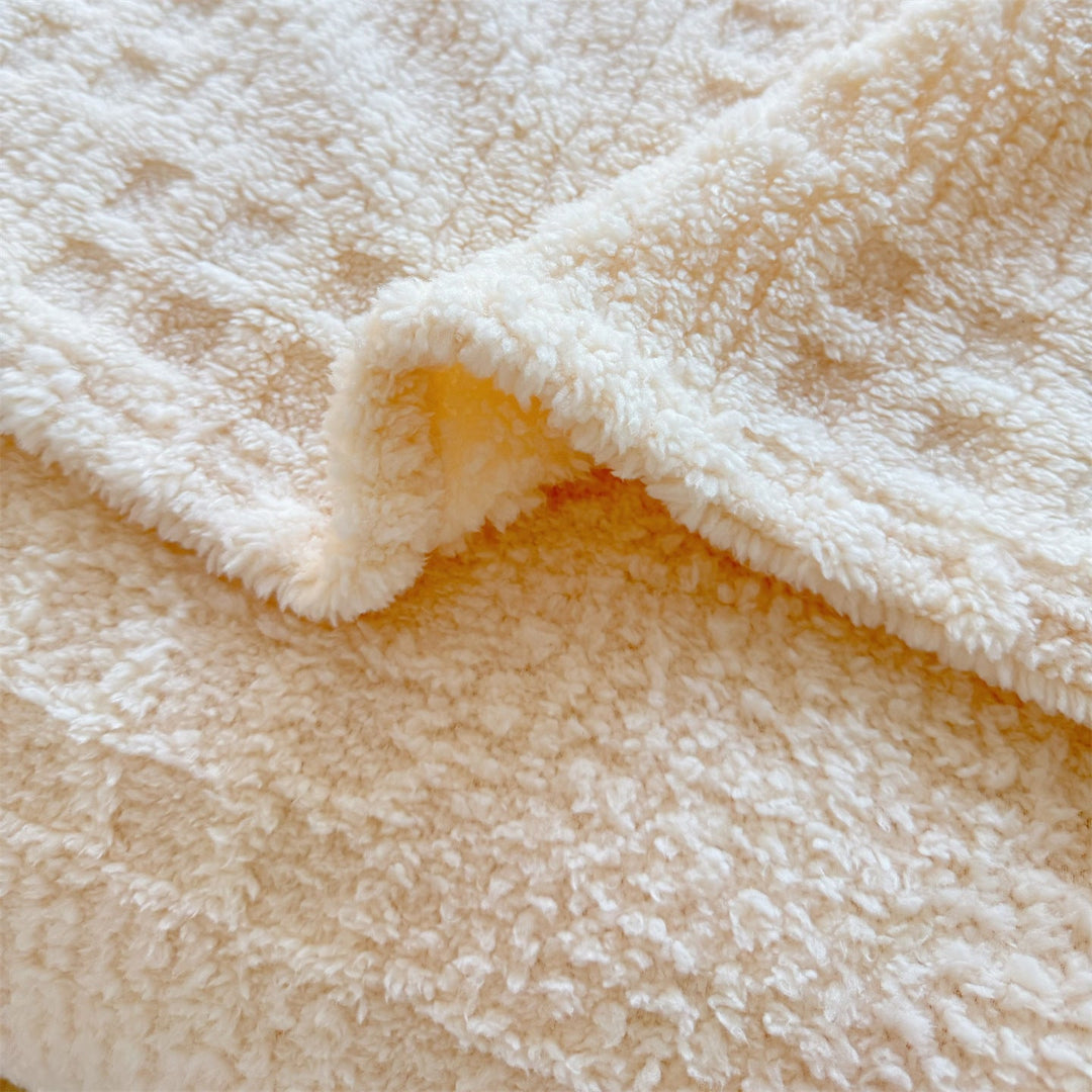 Plush Textured Throw Blanket Kalsten