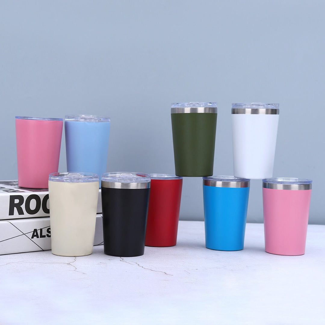 Women's double-walled insulated cup with non-slip silicone bottom Kalsten