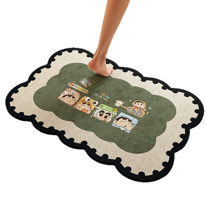 Playful Dog-Themed Bath Rug Kalsten