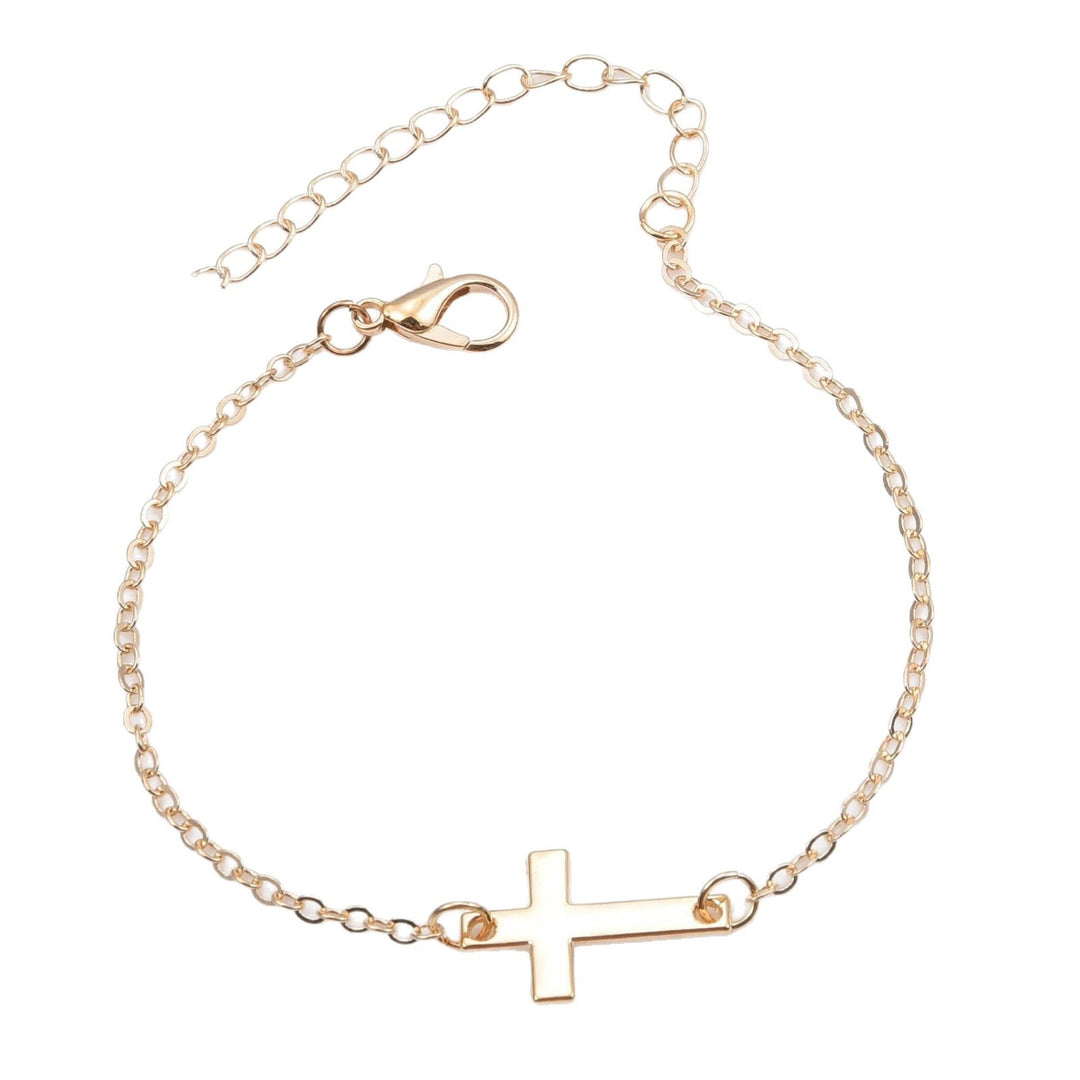 Minimalist Cross Charm Bracelet Kalsten