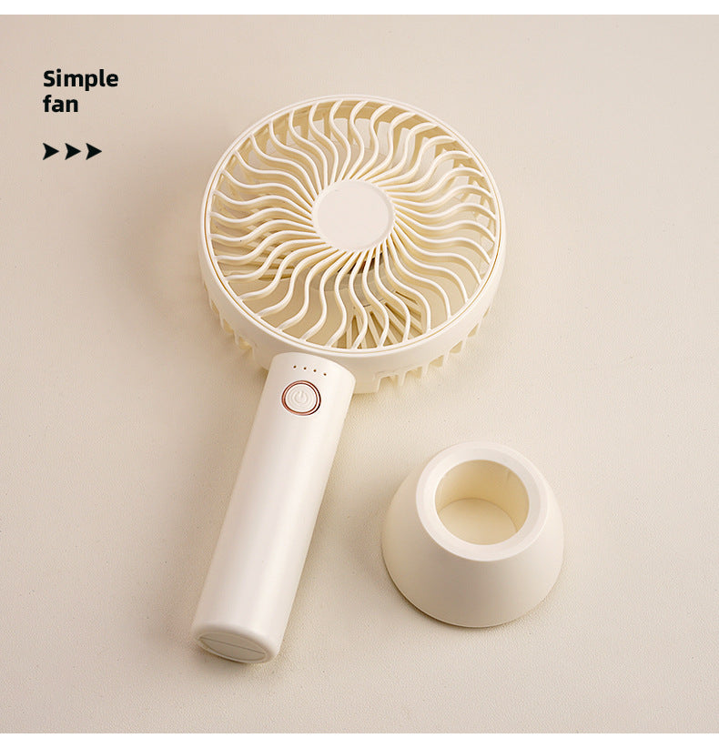 Women's Portable Hand Fan with Ergonomic Grip and USB Charging Function Kalsten 1782958922