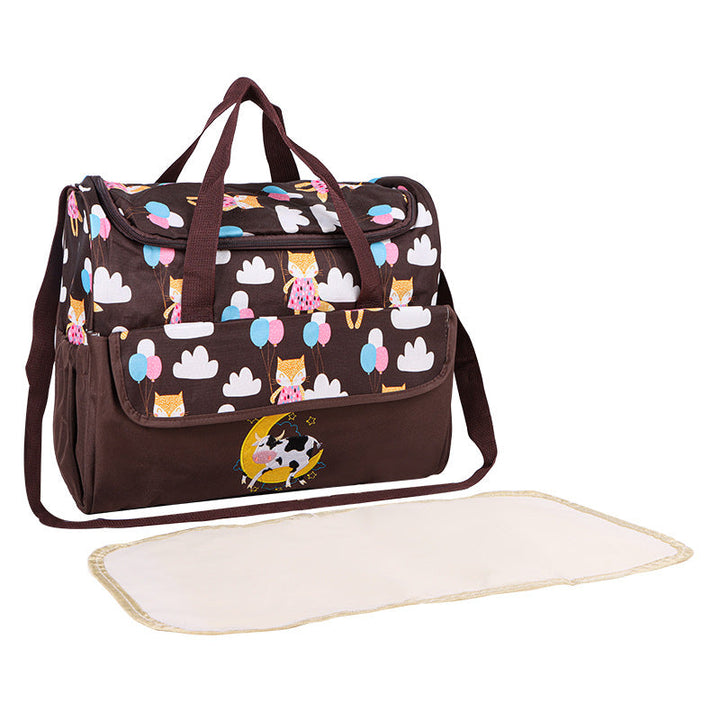 Multifunctional diaper bag with integrated changing mat Kalsten