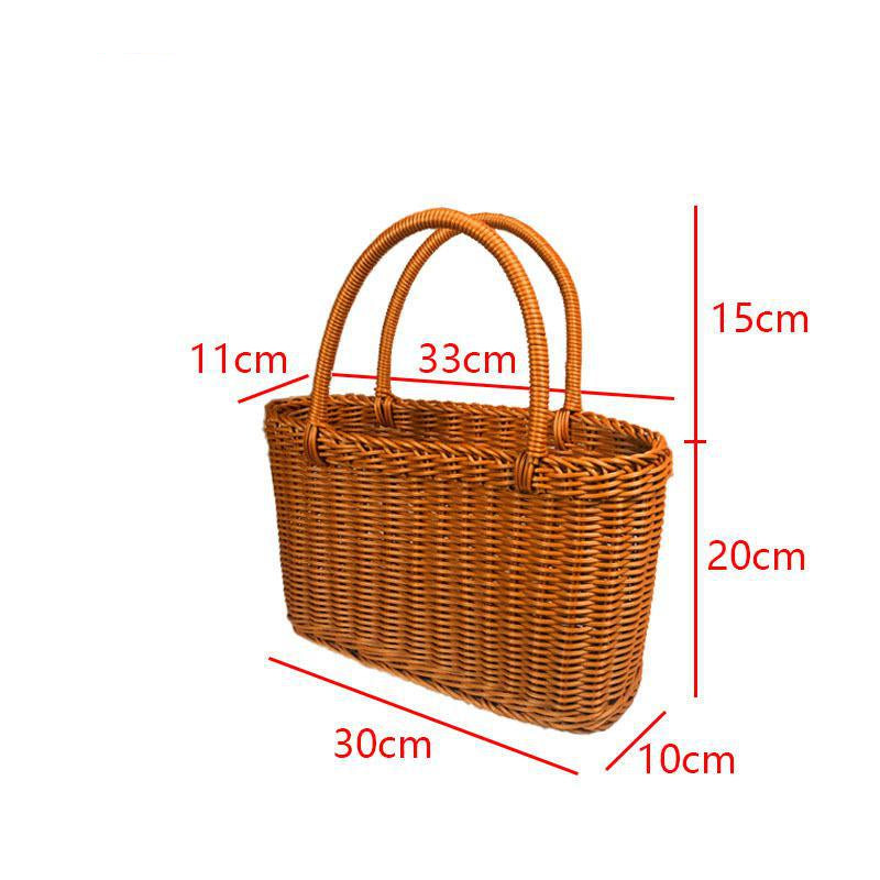 Handwoven Decorative Market Basket Kalsten