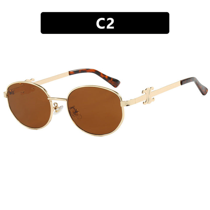 Women's stylish designer sunglasses with elegant metal frame Kalsten