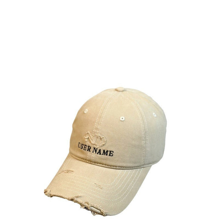 Women's Distressed Casual Adjustable Baseball Cap Kalsten