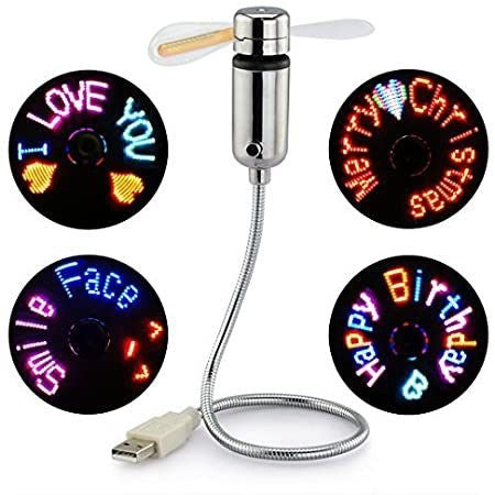Ladies USB Fan with LED Display from Kalsten