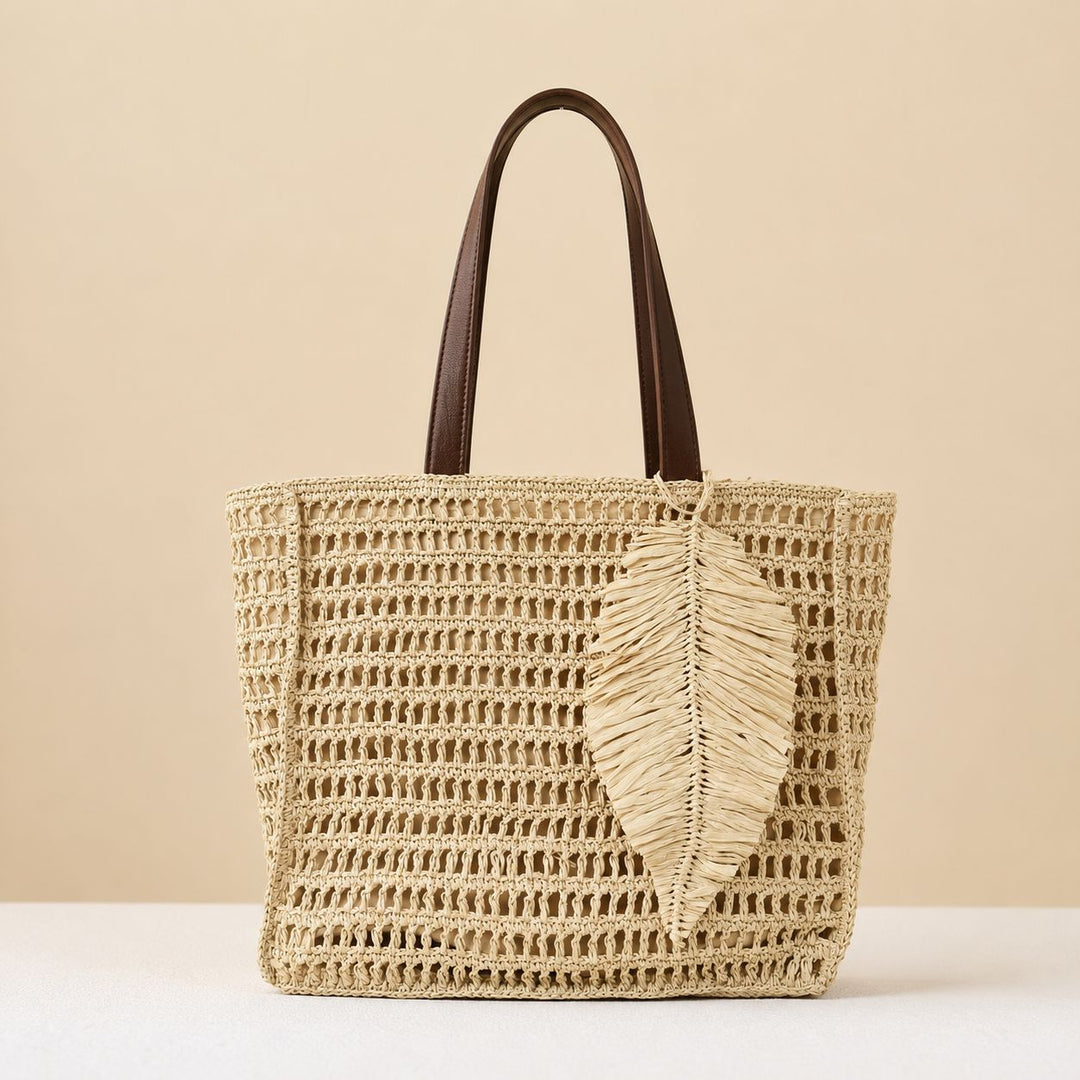 Handcrafted Beach Bag Made from Natural Materials Kalsten