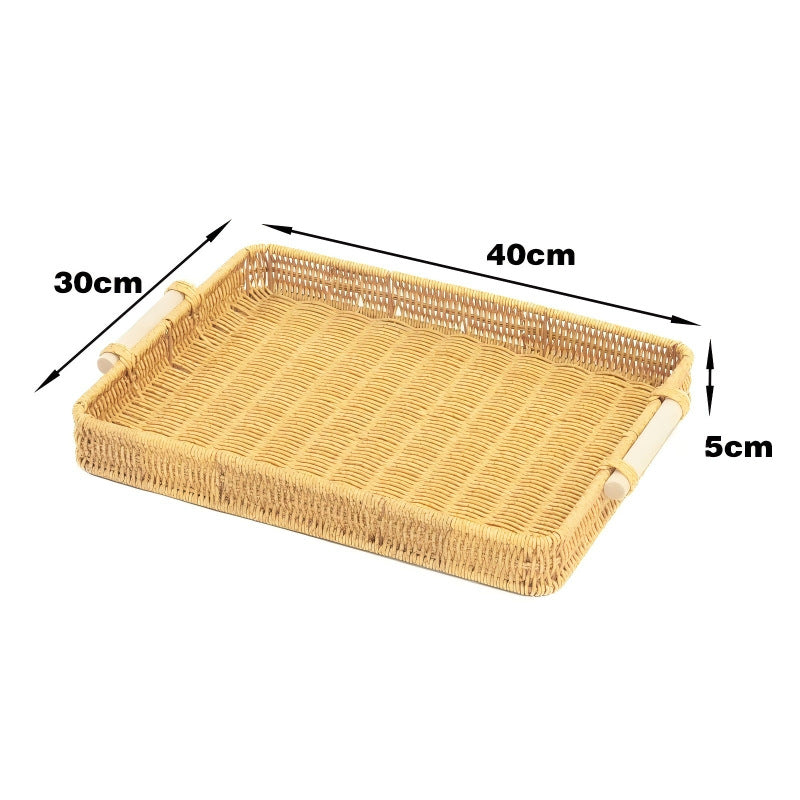 Ladies Rattan Serving Tray Kalsten