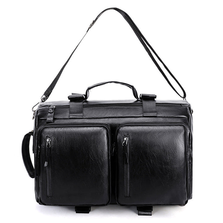 Men's stylish and functional leather backpack Kalsten