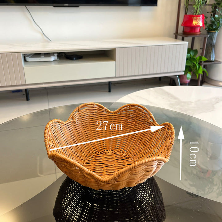 Ladies Decorative Basket in Flower Shape Kalsten