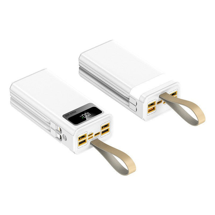 Portable power bank with intelligent LED charging status display and multi-USB ports Kalsten