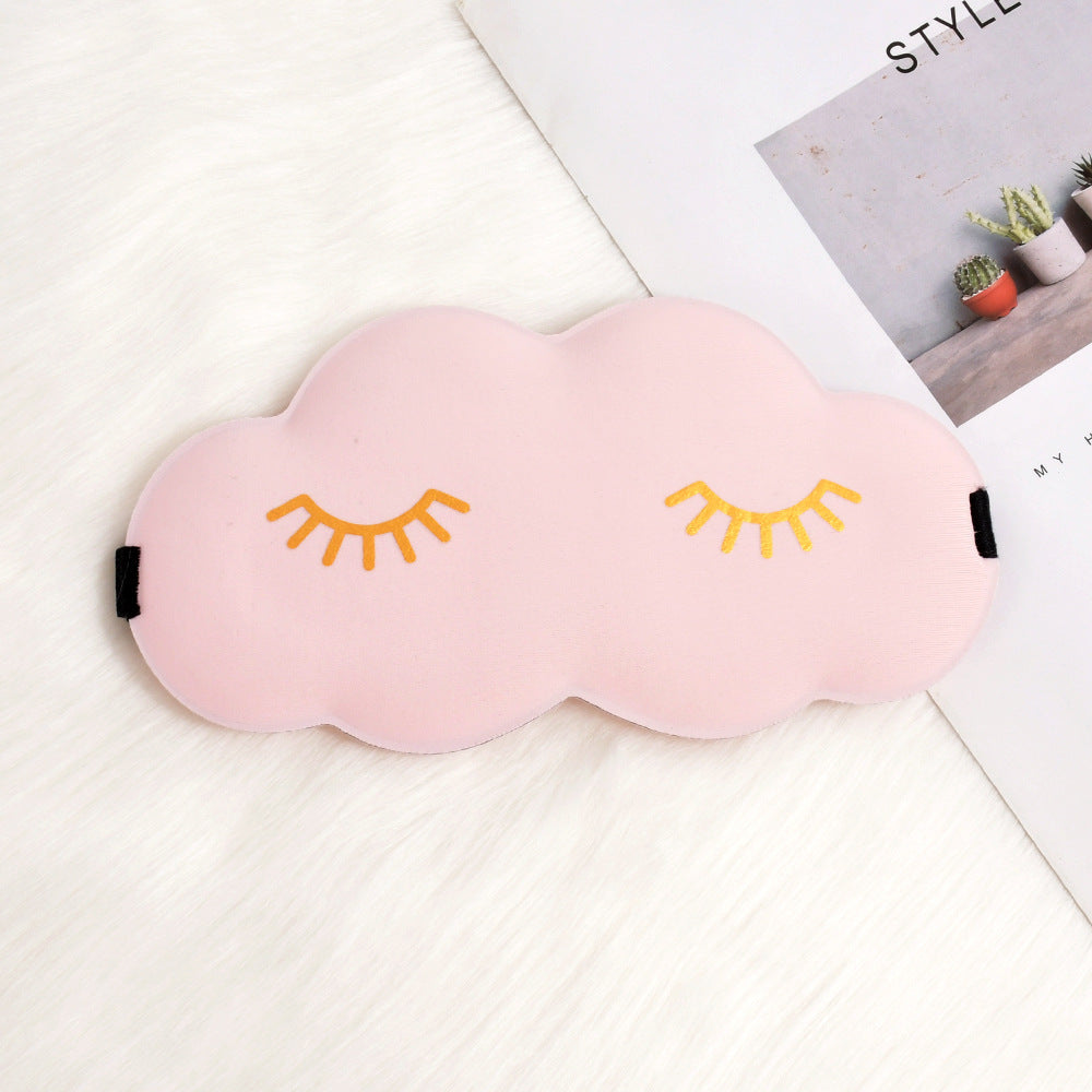 Women's cute cloud sleep mask made of memory foam with ergonomic padding and adjustable elastic band Kalsten
