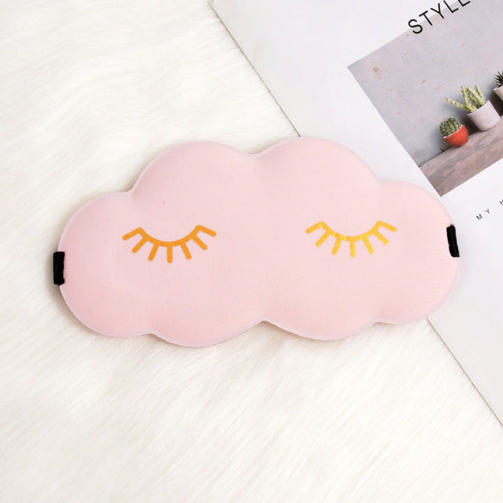 Women's cute cloud sleep mask made of memory foam with ergonomic padding and adjustable elastic band Kalsten