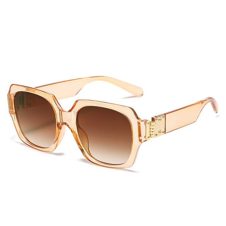 Women's fashionable oversized sunglasses with luxurious metal elements Kalsten