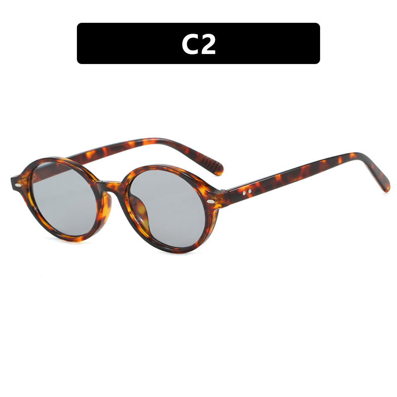 Women's round sunglasses with modern design and polarized lenses Kalsten