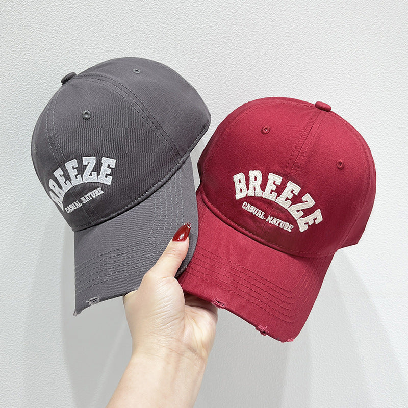 Men's Casual Distressed Cotton Cap Kalsten