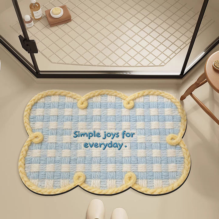Cloud-Shaped Soft Bath Mat Kalsten