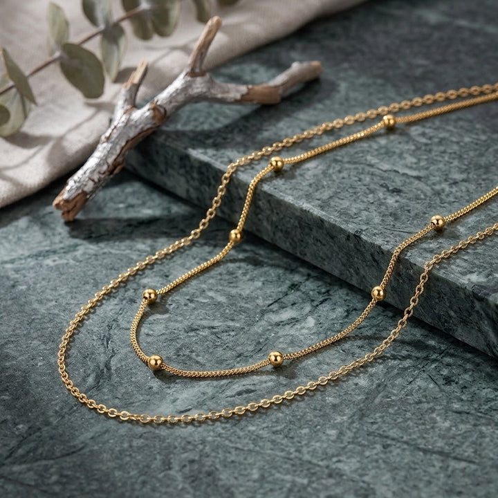 Elegant Layered Necklace Kalsten