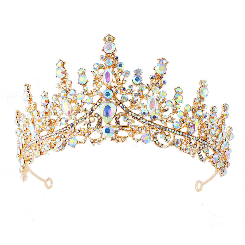 Ladies Rhinestone Tiara with Sparkling Gemstones Kalsten