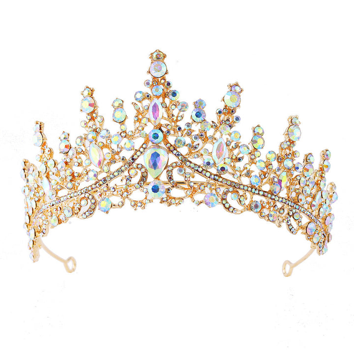 Ladies Rhinestone Tiara with Sparkling Gemstones Kalsten