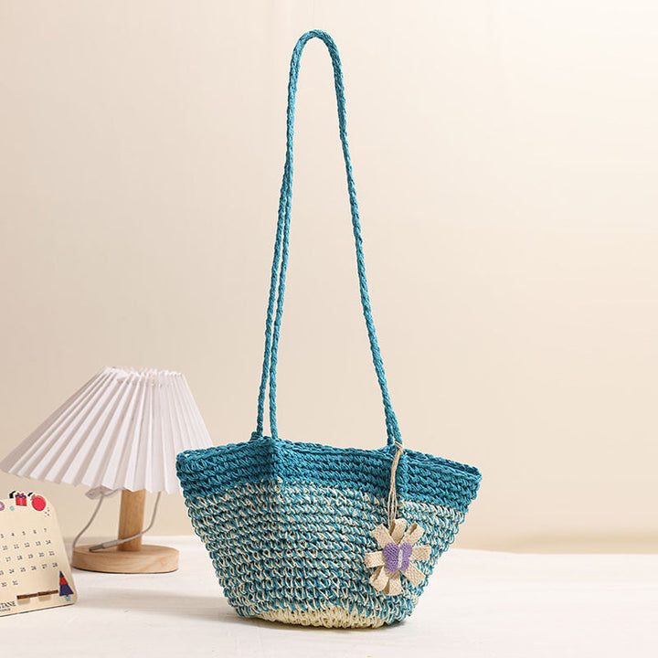 Fashionable and Handcrafted Handbag with Floral Accent Kalsten