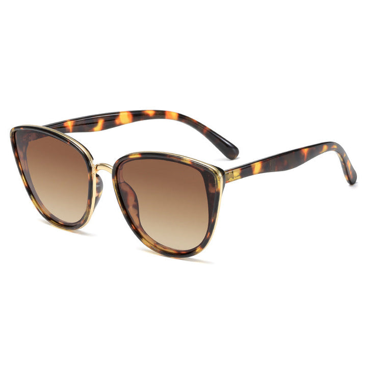 Women Cat-Eye Sunglasses with Transparent Frame and UV Protection Kalsten