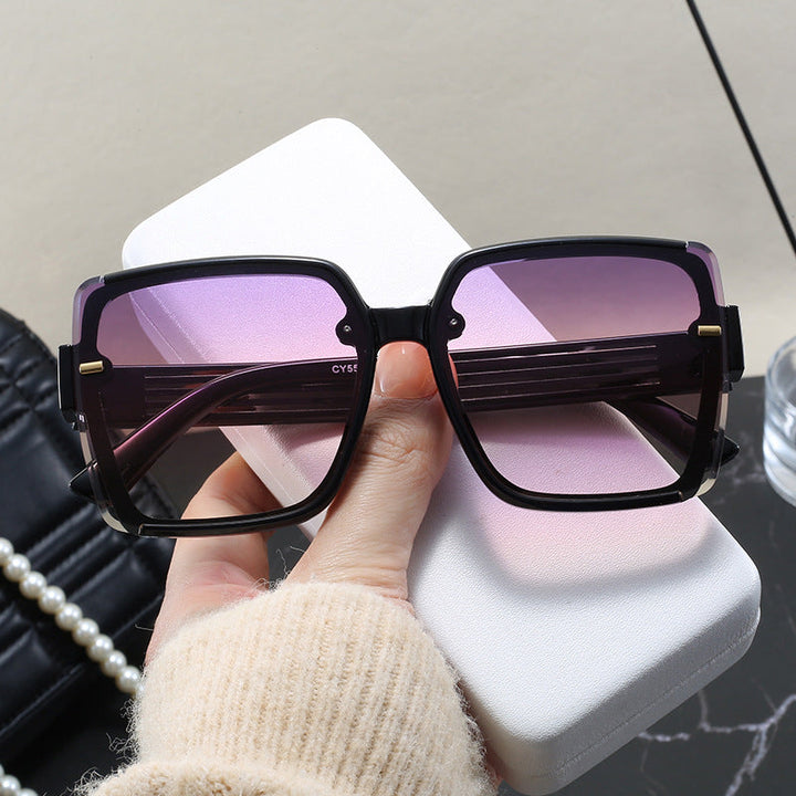 Women's square sunglasses with trendy geometric design Kalsten