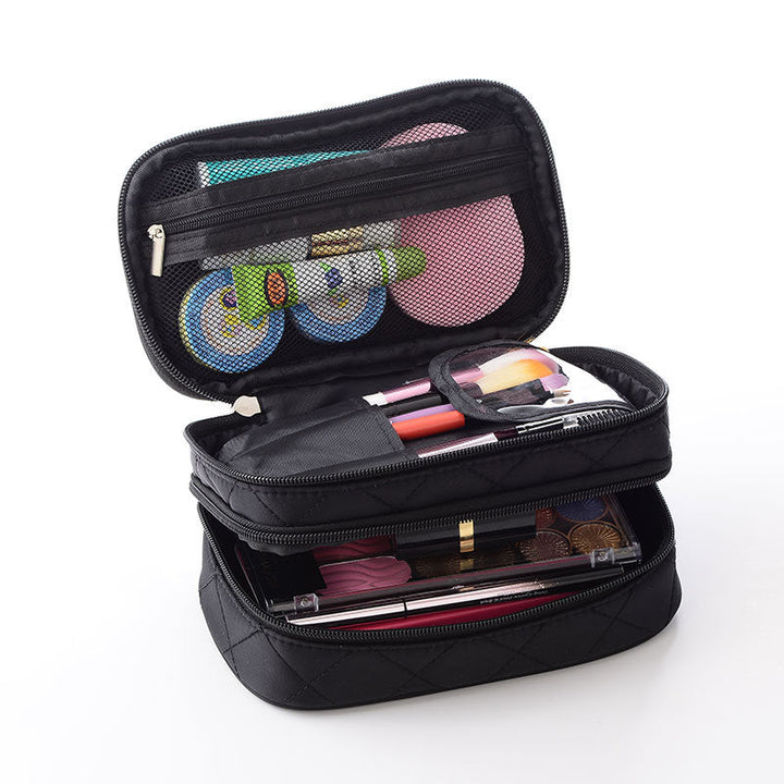 Cosmetic Organizer With Elegant Structure And Practical Carrying Handle Kalsten