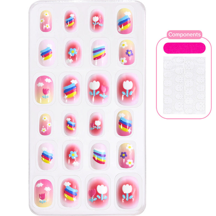 Creative Cartoon-Themed Press-On Nail Collection Kalsten