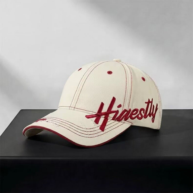 Women's Distressed Casual Graphic Baseball Cap Kalsten