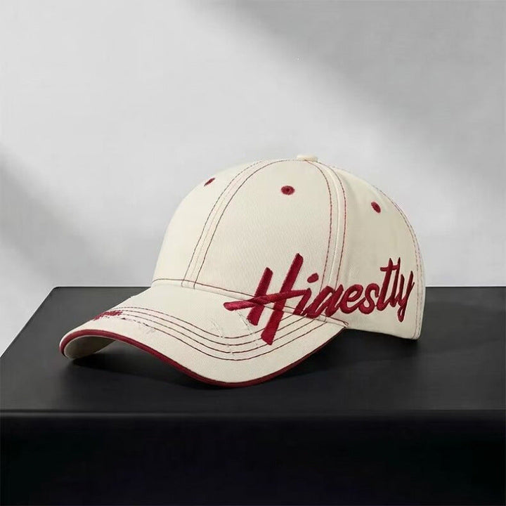 Women's Distressed Casual Graphic Baseball Cap Kalsten