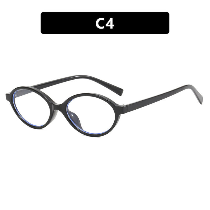 Women's fashionable oval sunglasses with curved frame and UV protection Kalsten